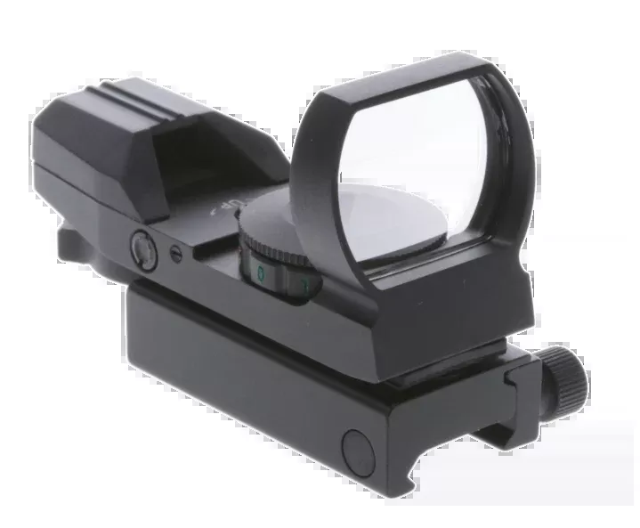 TruGlo TG-8360B Open Dot Sight 1x 34mm Multi Reticle Red/Green Black Anodized