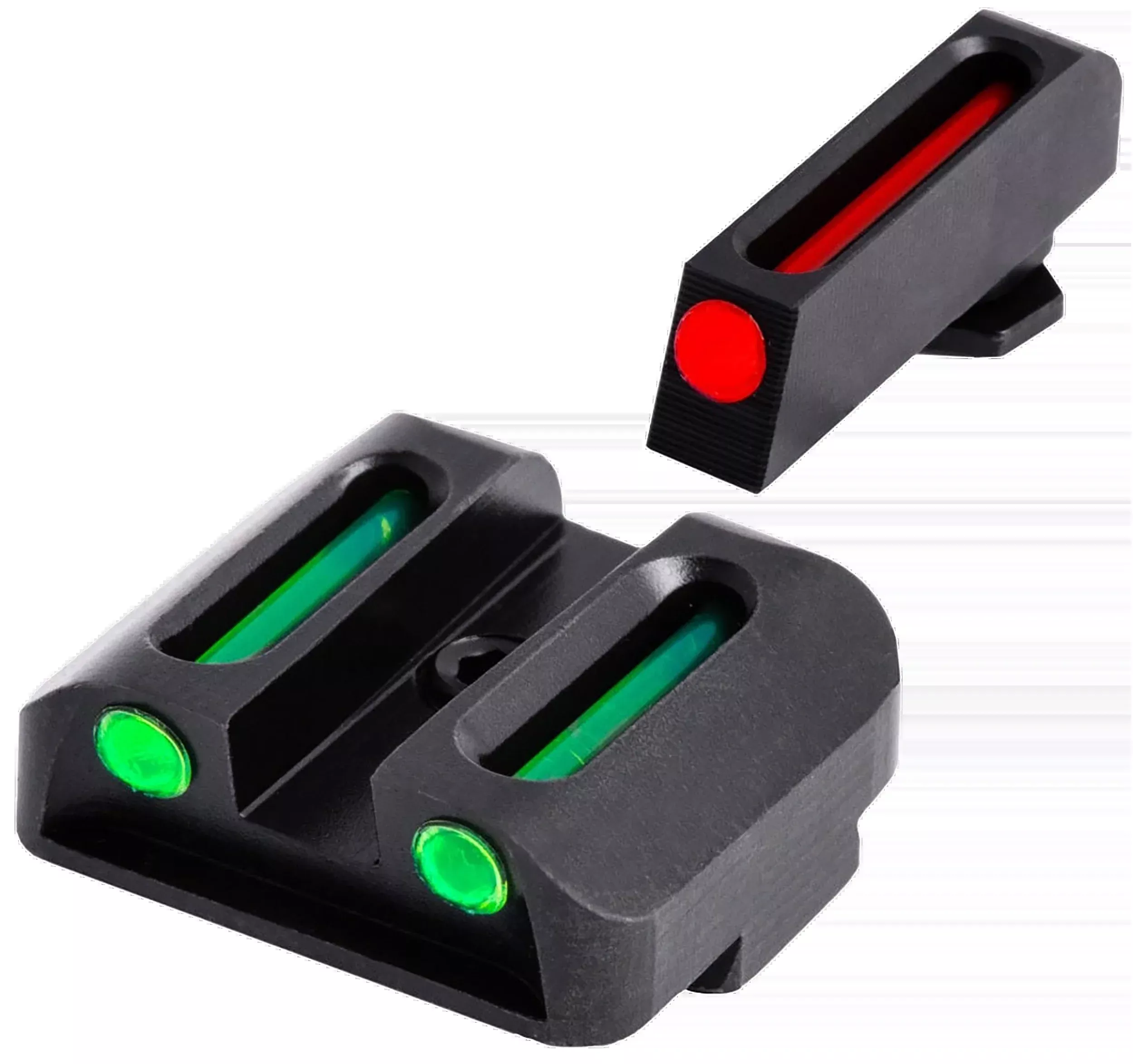 TruGlo TG131G2 Fiber Optic Sight Set Glock 20/21 High - Red Front/Green Rear