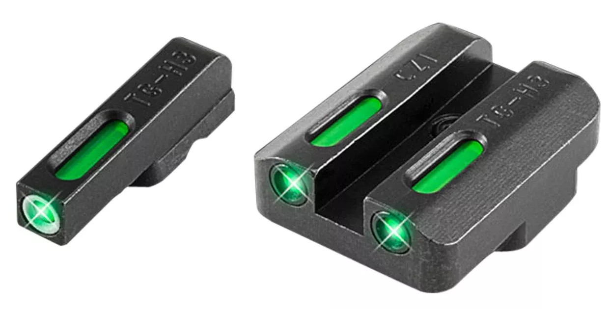TruGlo TG13CZ1A TFXBlack | Green Tritium & Fiber Optic White Outline Front Sight Green Tritium & Fiber Optic Rear Sight