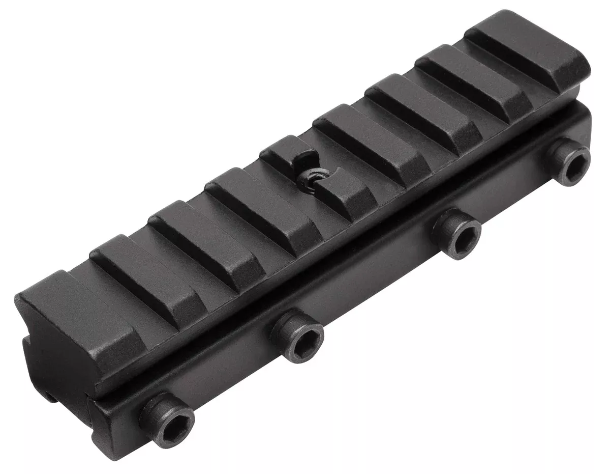 TruGlo TG8953B 3/8 In.to Picatinny Mounting AdapterMatte Black Anodized