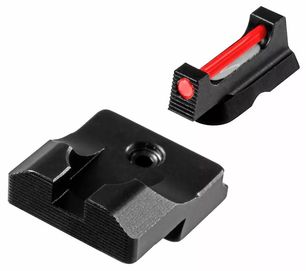 TruGlo TGTG132CZ Fiber-Optic ProRed/Fiber Optic Front Sight-Black/Blank Optic Rear Sight CZ 75