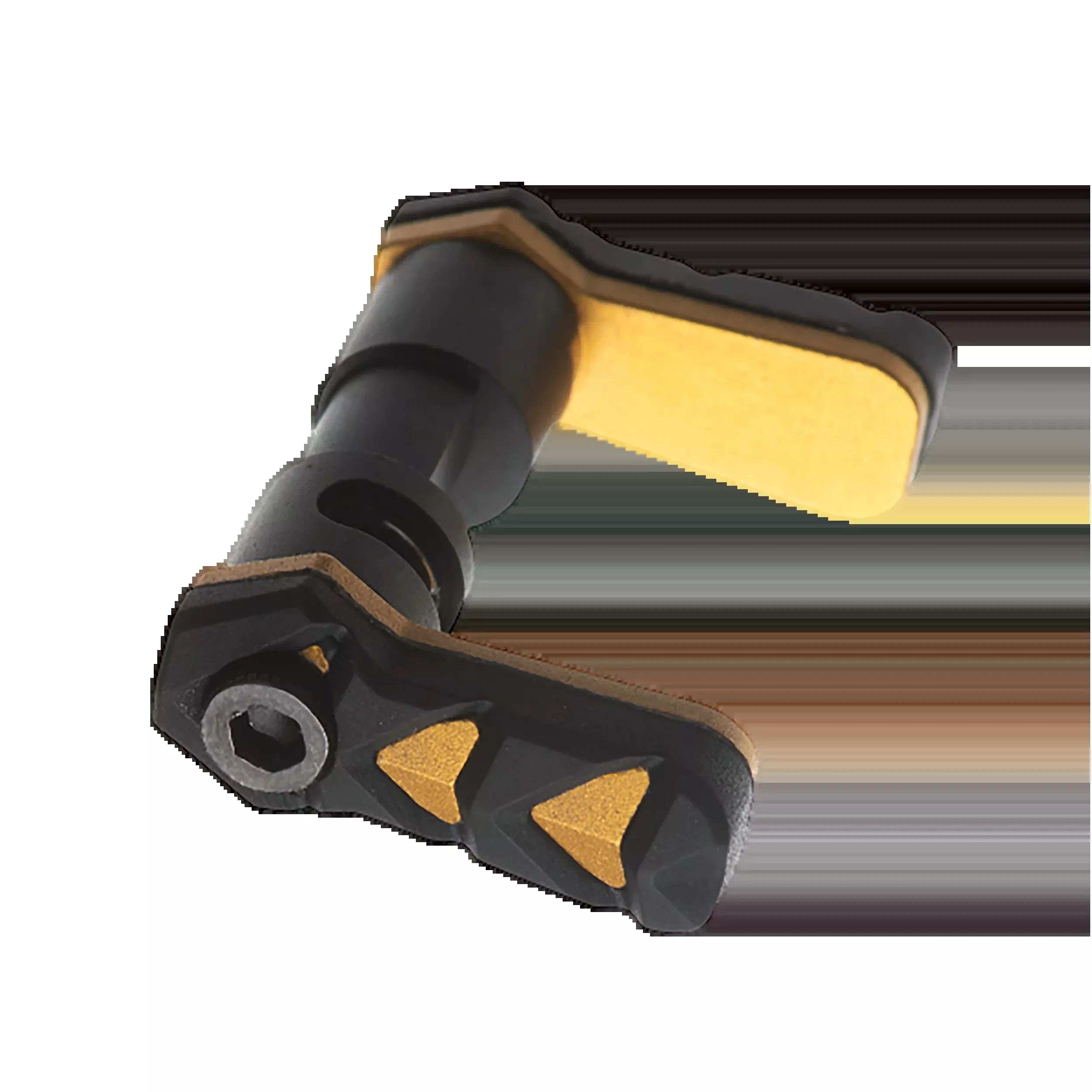 Tyrant CNC NexGen AR-15 Ambidextrous Safety Selector Gold Aluminum/Rubber TDSSARGOLD