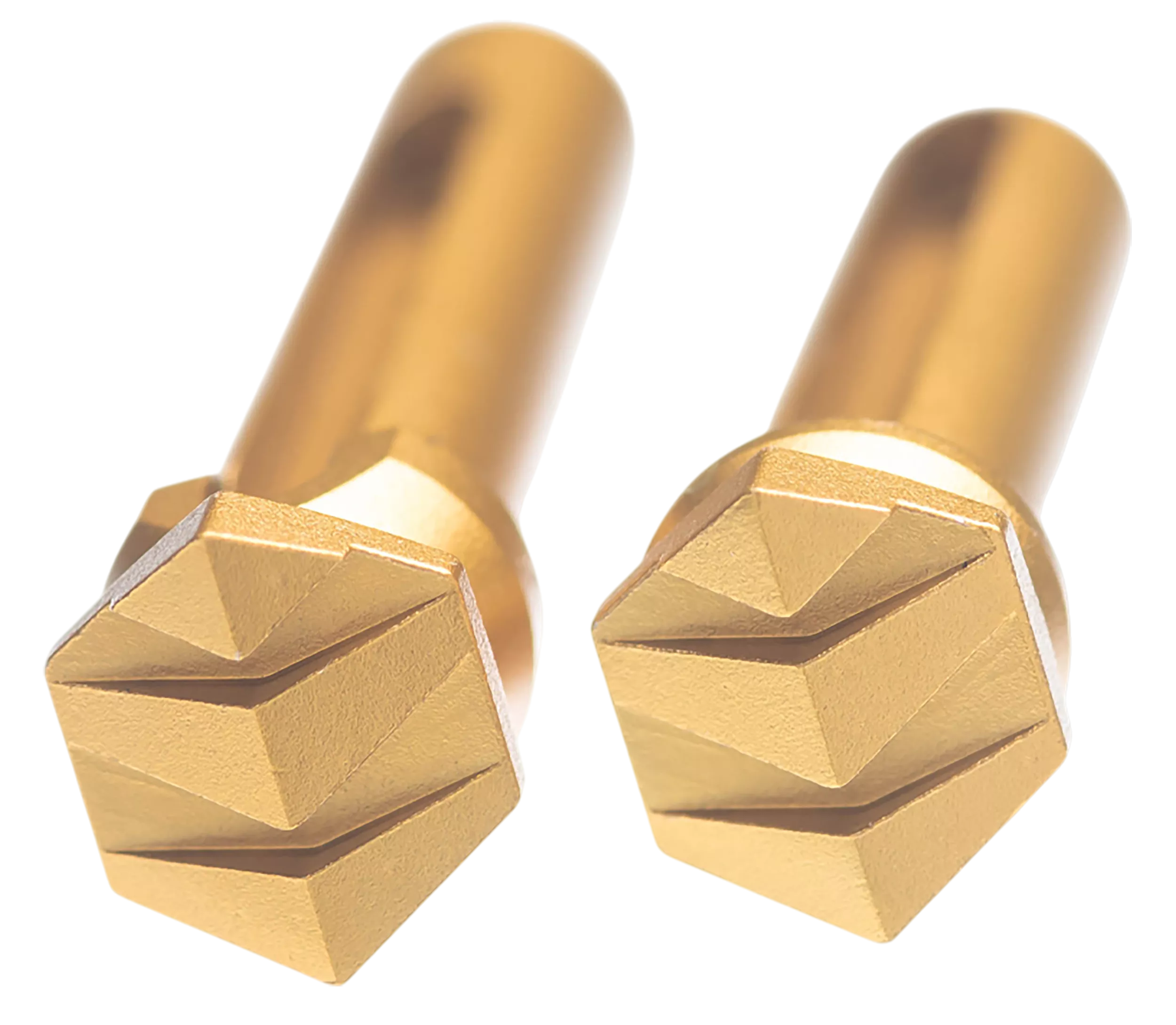 Tyrant CNC TDAR15TPGOLD Takedown Pins Enhanced AR-15 Gold Aluminum