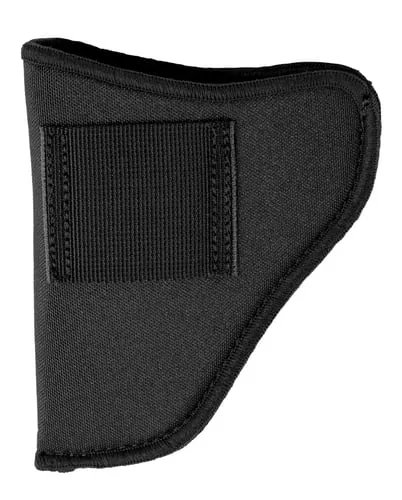 Uncle Mikes 21106 GunMate Hip Holster Size 06 Black Tri-Laminate Belt Clip/Belt Loop Fits Med Frame Pistol Fits 4" Barrel Belt 2" Wide Ambidextrous