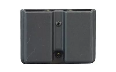Uncle Mikes 51371 Kydex Double Mag Case Black Kydek, Belt Clip Mount Fits Belts Up To 1.75", Compatible With Single Stack Magazines