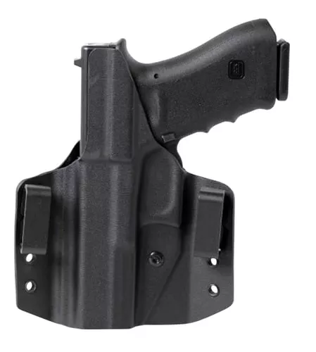 Uncle Mikes 54CCW67BGL CCW Holster OWB Black Boltaron Belt Slide Compatible w/Glock 42 Left Hand