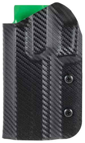 Uncle Mikes 54RNC74BGL Range/Competition Holster OWB Black/Green Boltaron Belt Slide Fits Sig X5 Left Hand