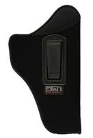 Uncle Mikes 76001 Inside The Pants Holster IWB Size 0 Black Suede Like Belt Clip Fits Sm/Med DA Revolver Fits 2-3" Barrel Right Hand