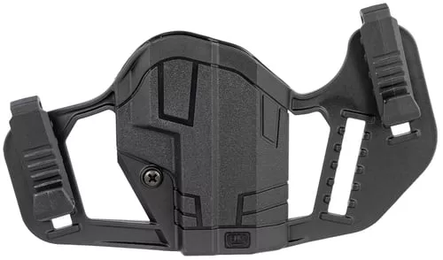 Uncle Mikes 79077 ApparitionIWB/OWB Belt Clip Mount Compatible w/Glock 43/43X/Springfield Hellcat Black Polymer Ambidextrous