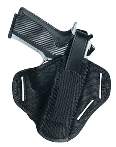 Uncle Mikes 86160 SuperOWB Size 16 Black Kodra Nylon Belt Slide Fits Med/Large Semi Autos Fits 3.25-3.75" Barrel Right Hand