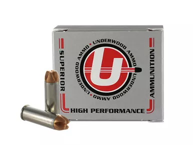 Underwood Ammo 45 Long Colt 250GR Xtreme Defender Solid Monolithic Copper Bullet- 20 Rounds per Box