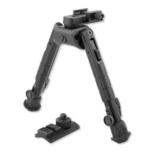 UTG TLBP01 Heavy Duty Recon Bipod Black 7-9" Metal