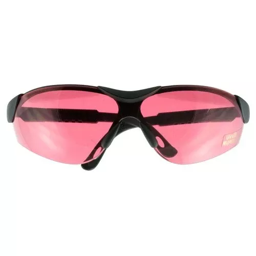 Walkers GWPXSGLVER Shooting Glasses Elite Vermilion Polycarbonate Black 1 Pair