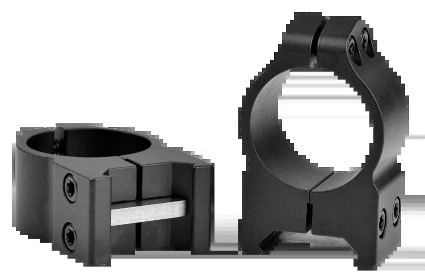 Warne 201M Maxima 1" Medium Vertical Scope Rings - Matte Black