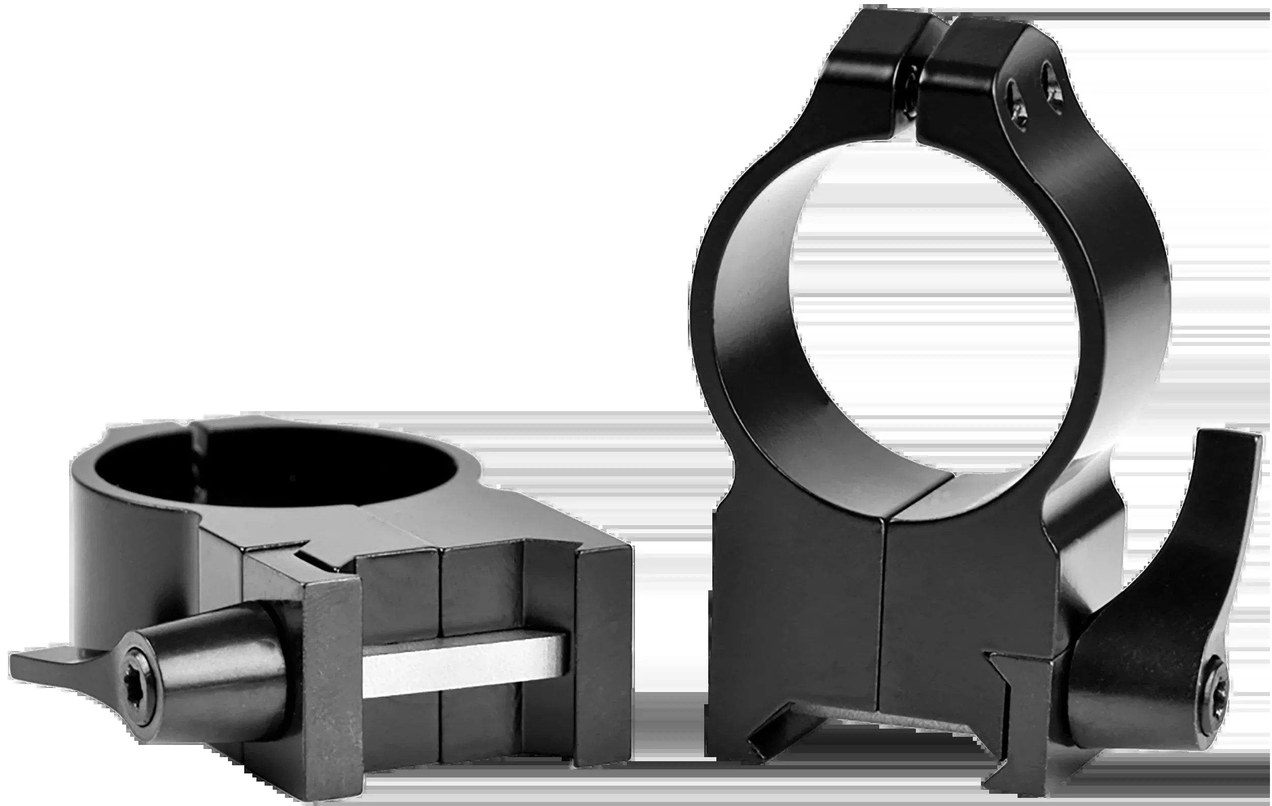 Warne 216LM Maxima 30mm Extra High Quick Detach Scope Rings - Matte Black