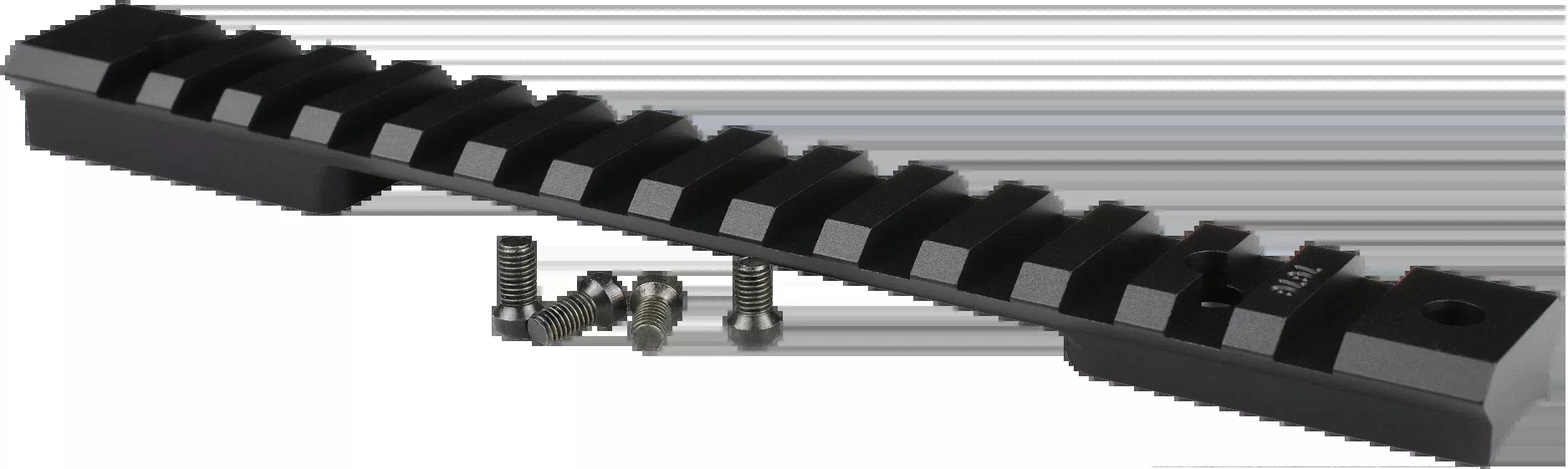 Warne 7676M Mountain Tech Tactical Rail Black Anodized Aluminum Winchester Model 70/Marlin XL-7 Long Action, 0 MOA