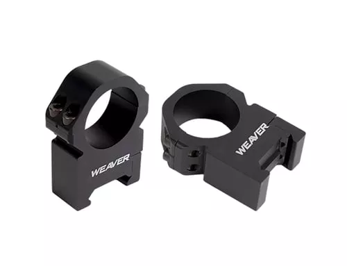 Weaver Mounts 48386 PrecisionBlack Aluminum 30mm Tube Medium