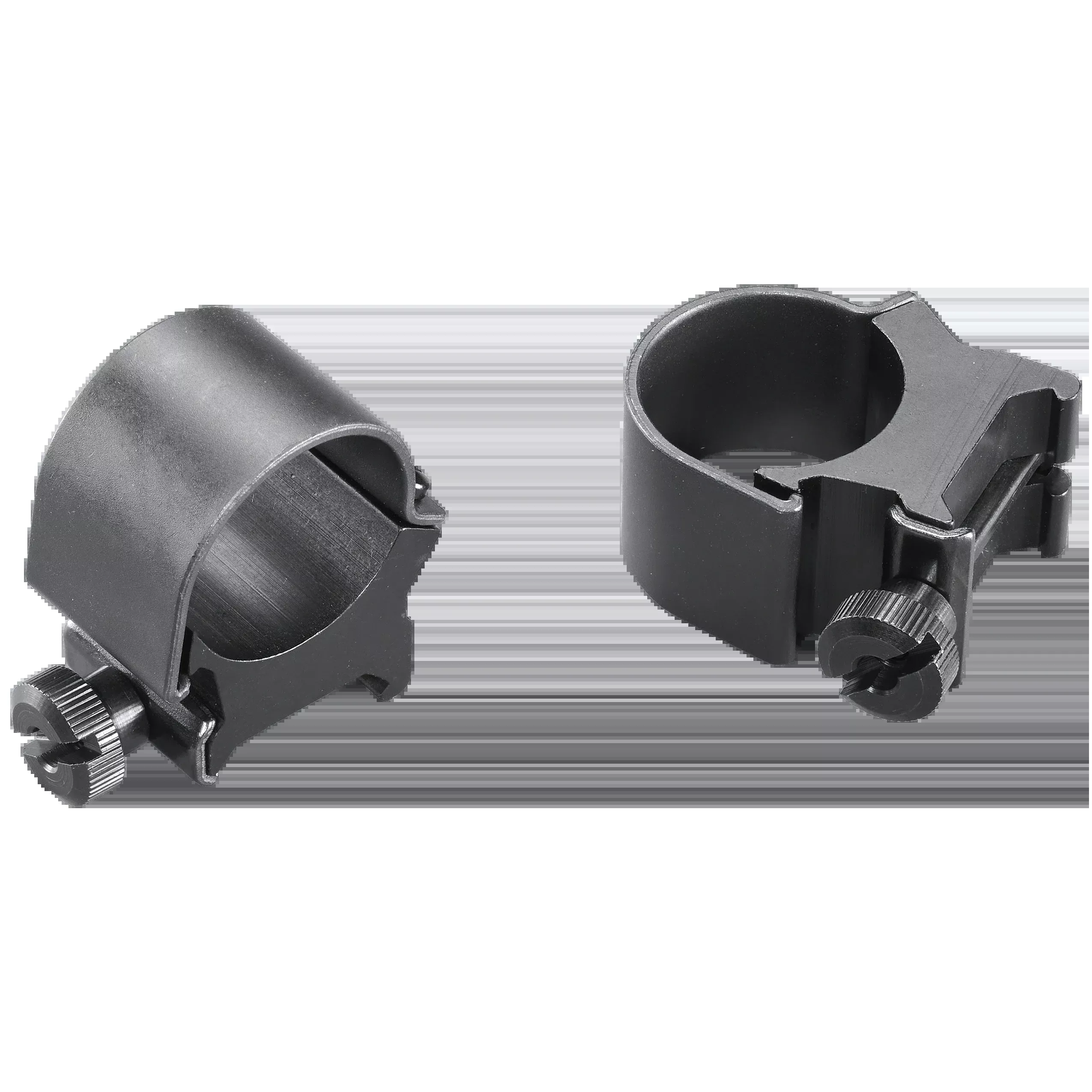 Weaver Mounts 49042 Detachable Top Mount Rings 1" High Matte Black Aluminum - Quick Detach