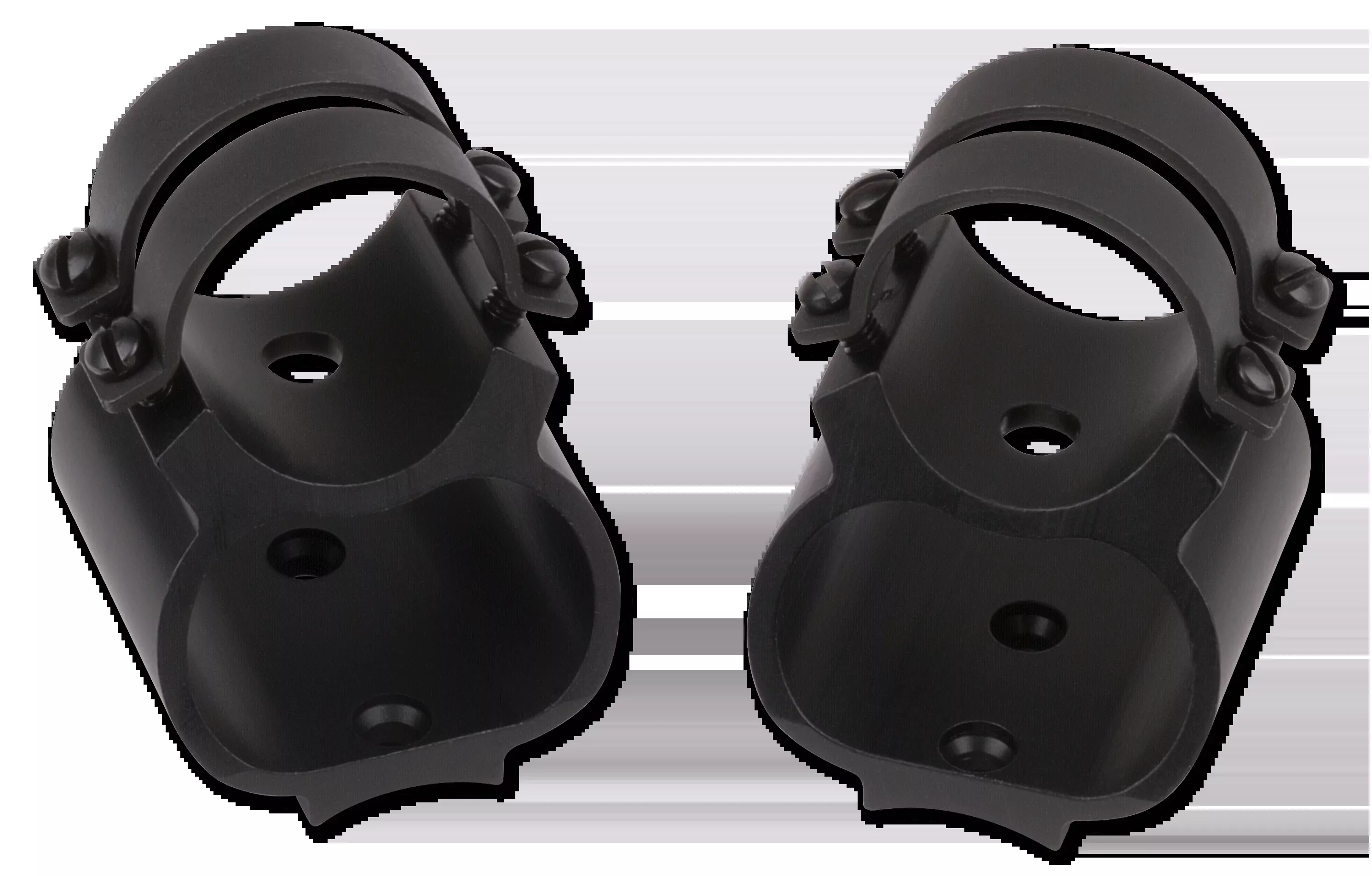 Weaver Mounts 49711 See-Thru Scope Mount/Ring Combo 1" Matte Black - Ruger 10/22