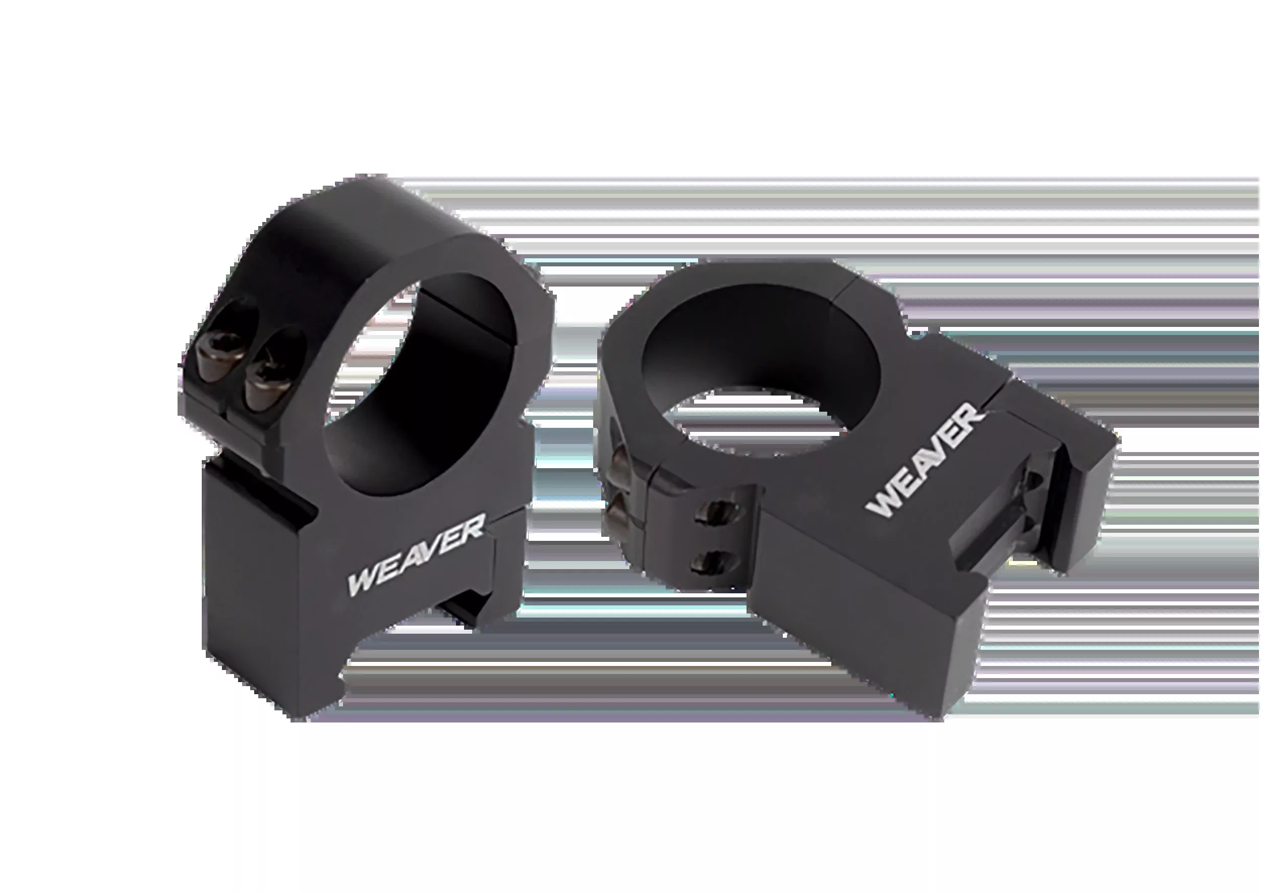 Weaver Mounts Precision 30mm High Scope Rings Matte Black 7075-T6 Aluminum 48387