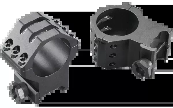 Weaver Mounts Six-Hole Skeleton Rings 30mm Extra High Matte Black