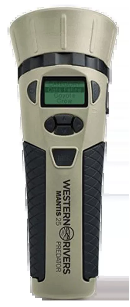 Western Rivers Mantis 25 Electronic Predator Call 25 Preloaded Sounds Brown