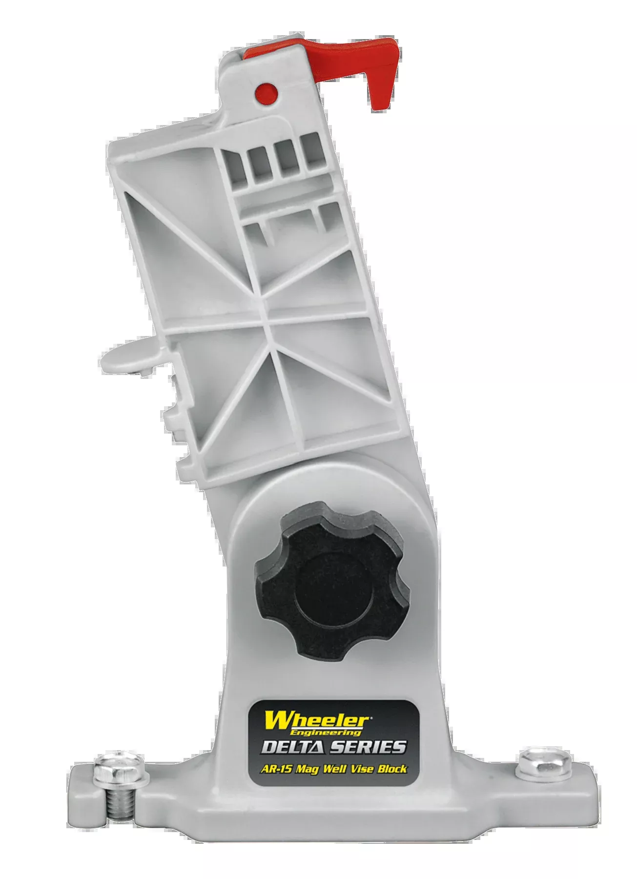 Wheeler AR-15 Delta Series Mag Well Vise Block Gray Polymer
