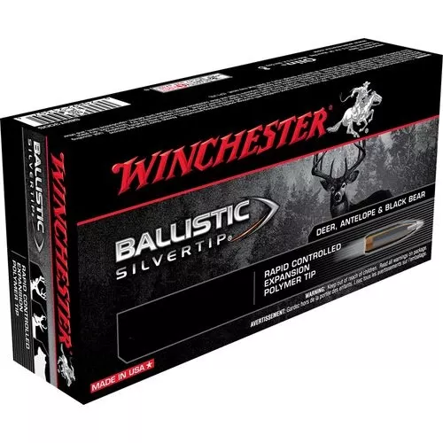 Winchester Ammo SBST708 Ballistic Silvertip7mm-08 Rem 140 gr Polymer Tip 20 Bx/ 10 Cs