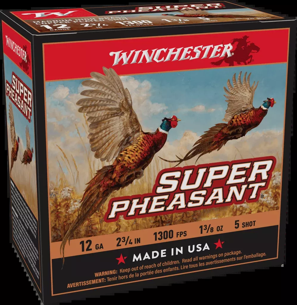 Winchester Ammo Super Pheasant Magnum High Brass 12 Gauge 2.75" 1-3/8 oz #5 Shot 25 Rd - Box or Case