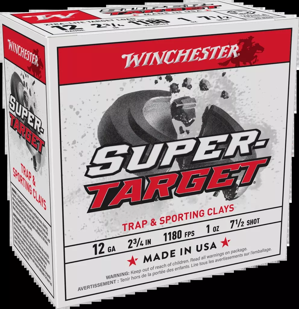 Winchester Ammo Super-Target Xtra-Lite 12 Gauge 2.75" 1 oz 7.5 Shot 25 Rd - Box or Case
