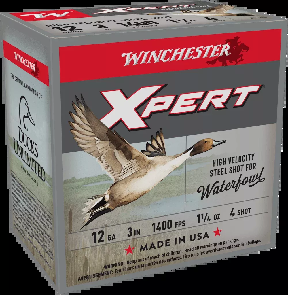 Winchester Ammo Super X Xpert High Velocity Steel 12 Gauge 3" 1-1/4 oz #4 Shot 25 Rd - Box or Case