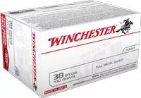 Winchester Ammo Usa38spvp Usa Target 38 Special 130 Gr Full Metal Jacket (Fmj) 100 Per Box/5 Cs