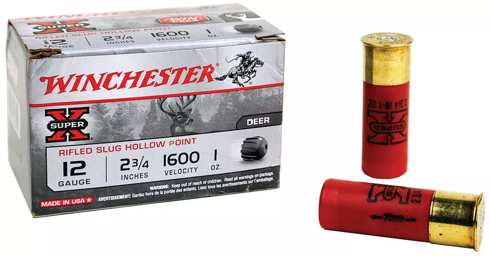 Winchester Ammo X12RS15VP Super X12Gauge 2.75" 1oz Rifled Slug Shot 15 Per Box/10 Case
