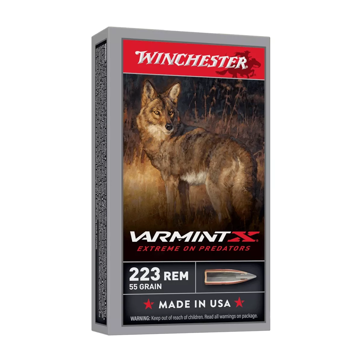 Winchester Ammo X223P Varmint X223 Rem 55 gr Polymer Tip 20 Bx
