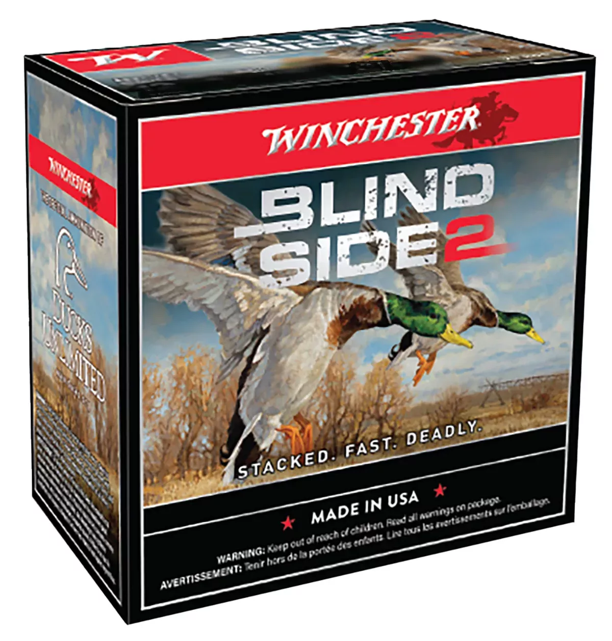 Winchester Ammo XBS2032 Blind Side 220 Gauge 3" 1 1/16 oz 1300 fps 2 Shot 25 Bx/10 Cs