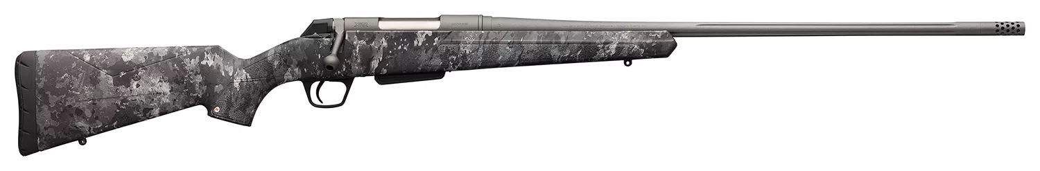 Winchester Guns 535776218 XPR Extreme Hunter 7mm-08 Rem 3+1 Cap 22″ MB Tungsten Gray Cerakote Rec TrueTimber Midnight Stock Right Hand with MOA Trigger System (Full Size) No Sights