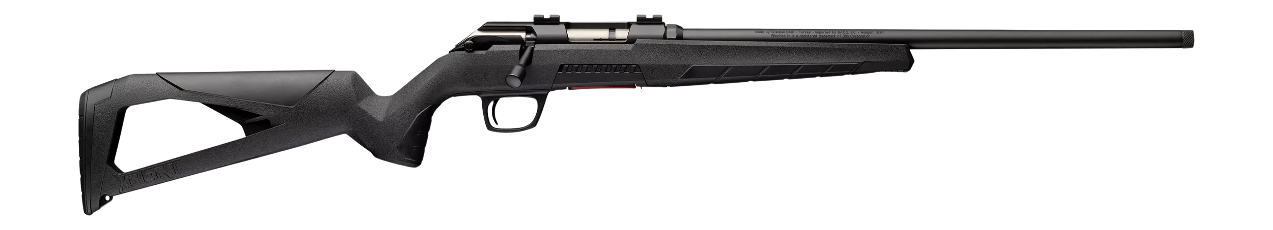 Winchester Repeating Arms 525241286 Xpert Shadow 17 WSM 8+1 18" Matte Black Steel Threaded Barrel & Drilled & Tapped Receiver, Picatinny Rail Forend, Black Skeletonized Polymer Stock