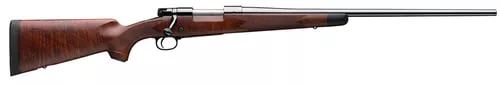 Winchester Repeating Arms 535203299 Model 70 Super Grade 6.8 Western Caliber with 3+1 Capacity, 24" Barrel, High Polished Blued Metal Finish & Satin Fancy Walnut Stock Right Hand (Full Size)