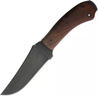 Winkler Knives Crusher Belt Knife Walnut - 4.5" 80CrV2 Blade, American Walnut Handles, Leather Belt Sheath