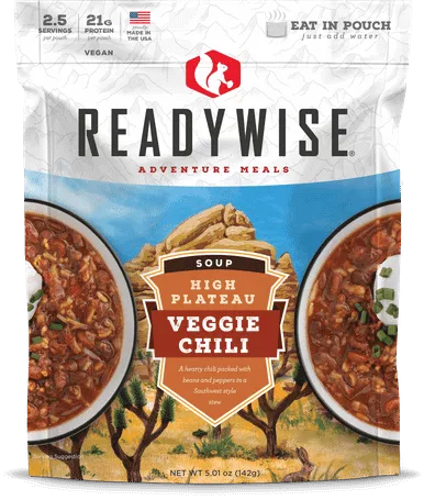 Wise Food High Plateau Veggie Chili Soup - Case of 6