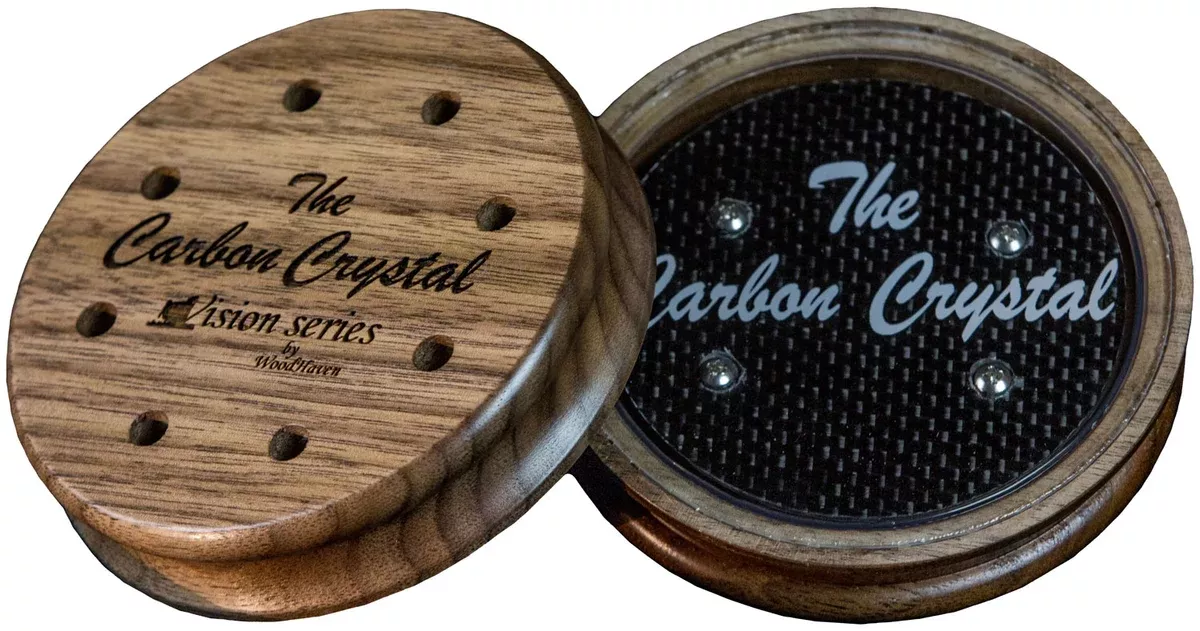 Woodhaven WH057 Carbon CrystalFriction Call Attracts Turkeys Brown Crystal/Walnut