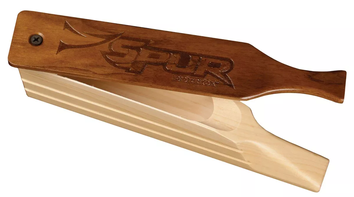 Woodhaven WH060 The SpurBox Call Attracts Turkeys Brown Maple/Walnut