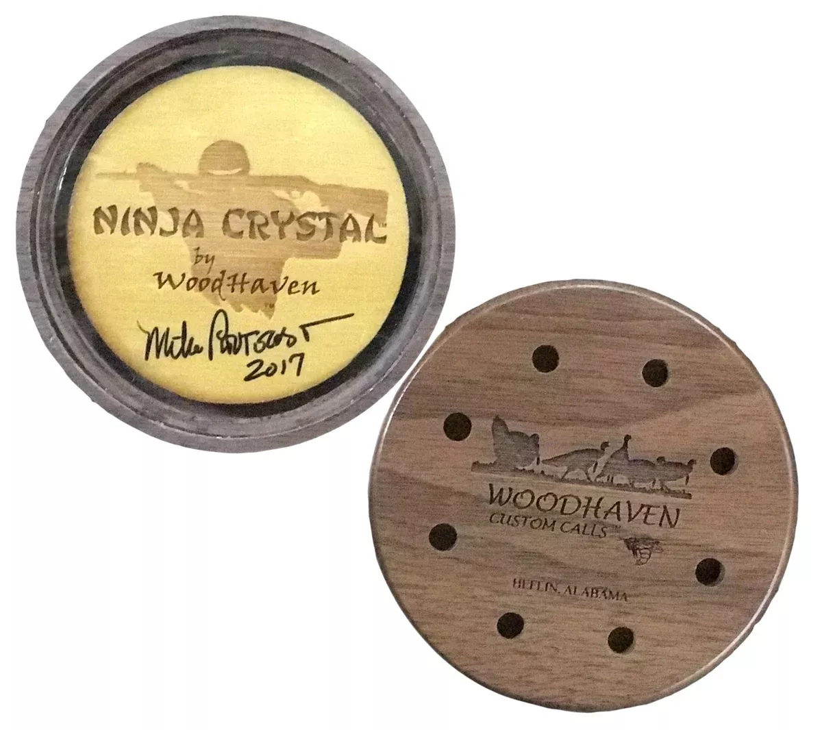 Woodhaven WH087 NinjaFriction Call Attracts Turkeys Natural Crystal/Wood