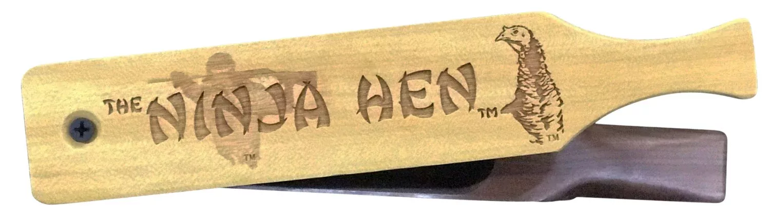 Woodhaven WH088 Ninja HenBox Call Attracts Turkeys Natural Walnut