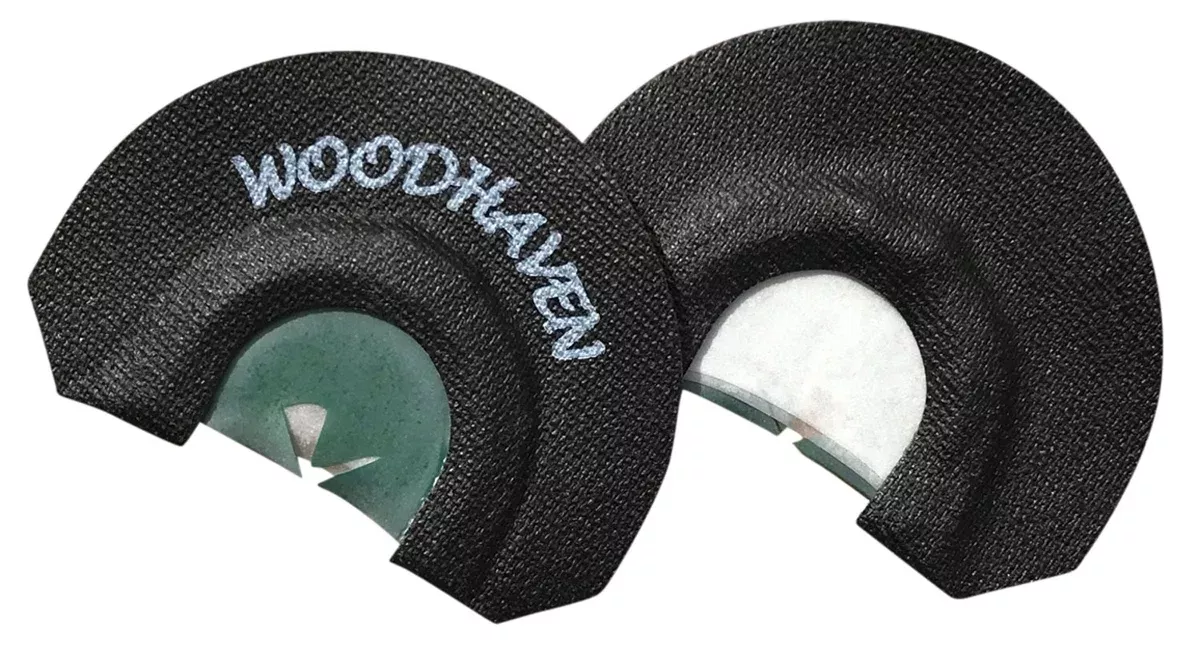 Woodhaven WH096 Hyper NinjaDiaphragm Call Triple Reed Attracts Turkeys Black