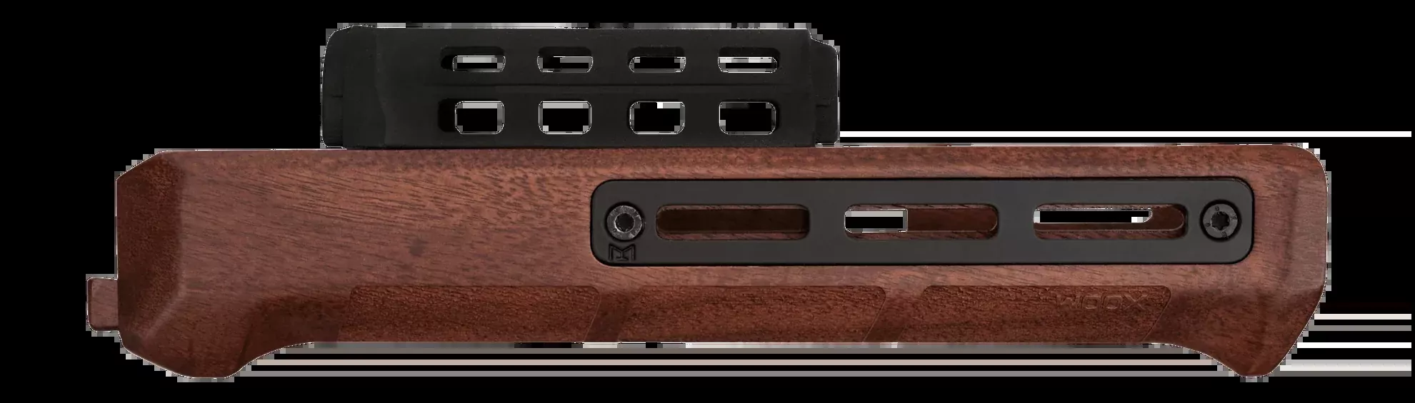 WOOX Forty-Seven Long Walnut Handguard for Rifles, M-LOK Style Slots & Accessory Rail SH.FRN122.02
