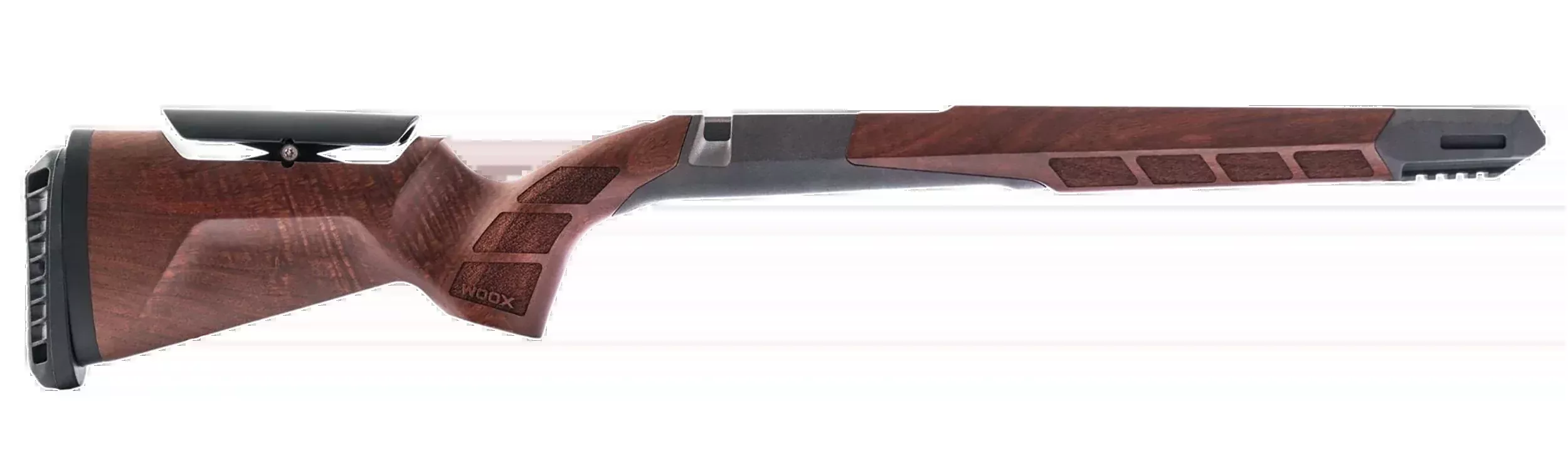WOOX Superleggera Precision Rifle Stock for Remington 700 M5 DBM SA, Walnut/Carbon Nylon SH.GNS061.05A