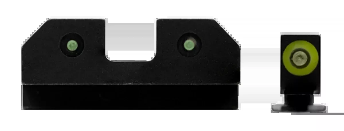 XS Sights R3D Night Sights for Glock 42/43/43X/48 3-Dot Green Tritium