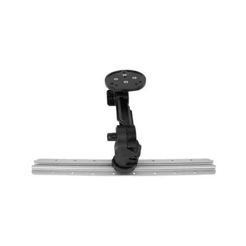 YakAttackRound Base Fish Finder Mount with Track Mounted LockNLoad Mounting System