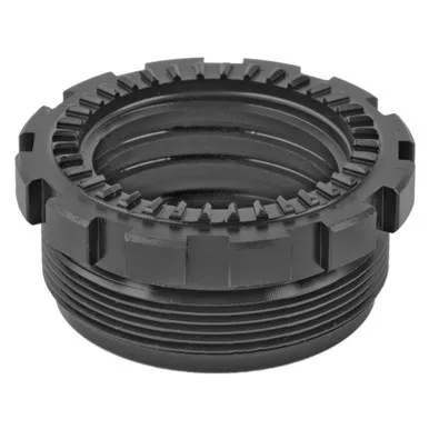Yankee Hill Machine Kurz QD Adapter - 1-3/8"-24, Black, 17-4 Stainless Steel, Fits Silencerco Omega 300/Hybrid/Harvester .338/Big Bore, Dead Air Nomad, and RMS 2 Hopaii